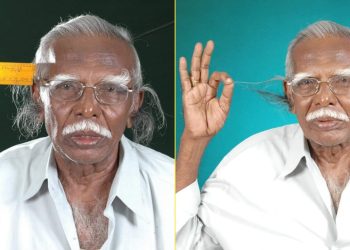 गिनीज वर्ल्ड रिकॉर्ड में शामिल है इस भारतीय शिक्षक का नाम, दुनिया के किसी व्यक्ति के कान के बाल नहीं है इतने लंबे