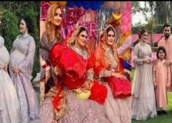 अरमान मलिक की दोनों प्रेग्नेंट बीवियों की साथ में हुई गोद भराई ,दुल्हन की तरह सजी कृतिका और पायल जानिए पूरी बात